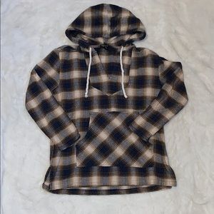 Forever21 Flannel Hoodie